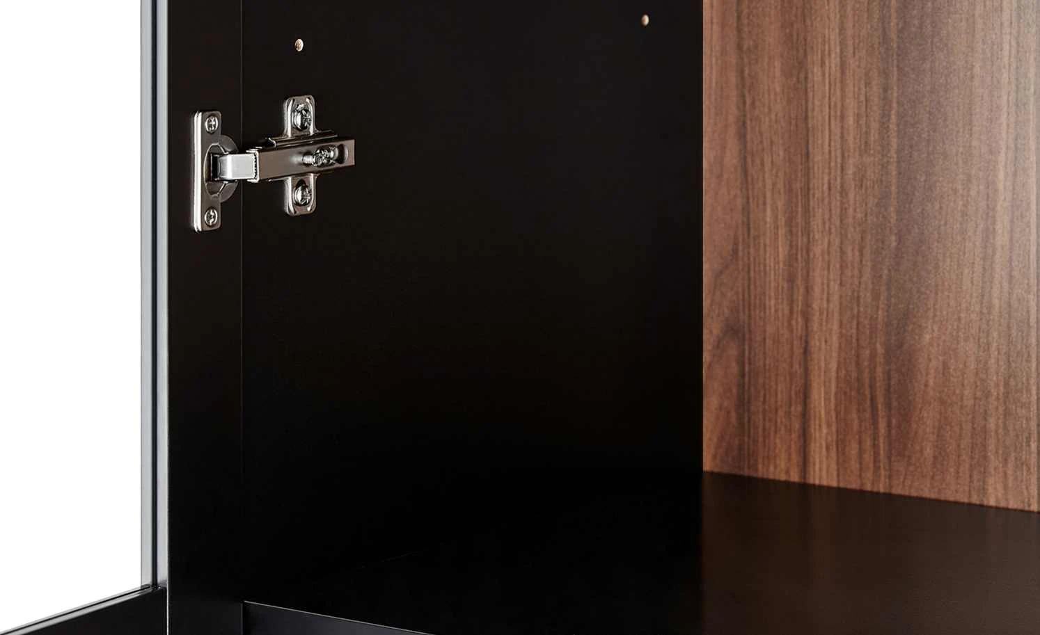 Roomers Vitrine Case | Schwarzbraun / Walnuss (Nachbildung) 6 Roomers Vitrine Case | Schwarzbraun / Walnuss (Nachbildung) – Bild 6