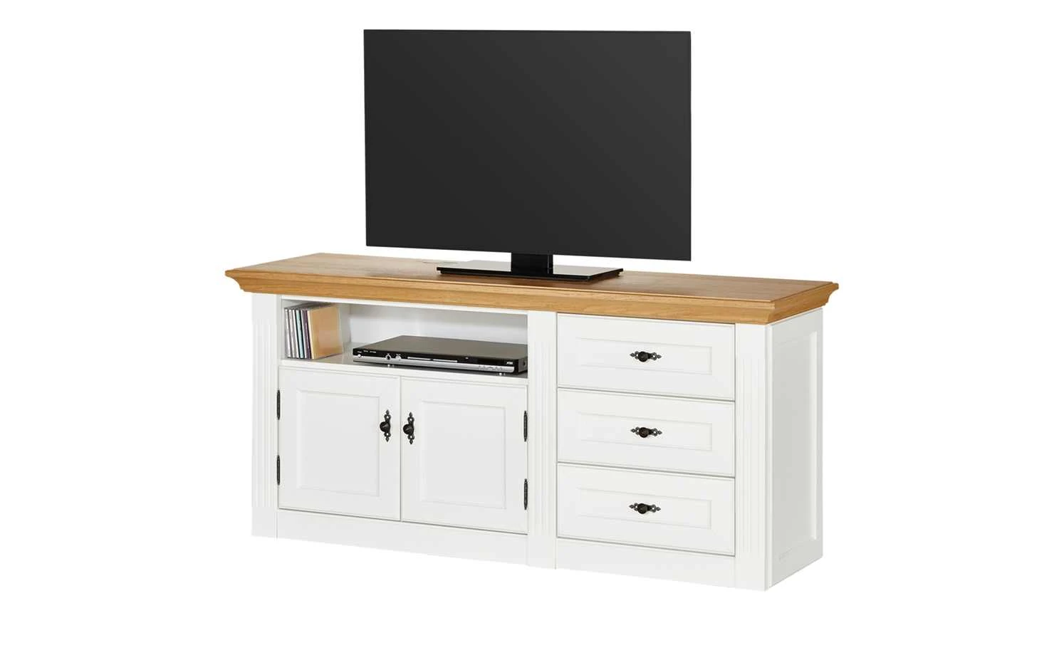 maison bleue TV-Element Petit Chalet | Weiß / Asteiche 5 maison bleue TV-Element Petit Chalet | Weiß / Asteiche – Bild 5