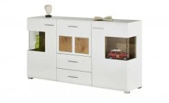 Sideboard Cortina | Weiß/ Eiche Altholz (Nachbildung) -Komm Store 12203596 17 202106232232