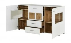 Sideboard Cortina | Weiß/ Eiche Altholz (Nachbildung) -Komm Store 12203596 19 202106232232
