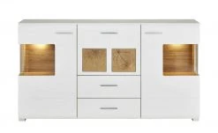 Sideboard Cortina | Weiß/ Eiche Altholz (Nachbildung) -Komm Store 12203596 3 202106232232