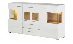 Sideboard Cortina | Weiß/ Eiche Altholz (Nachbildung) -Komm Store 12203596 6 202106232232