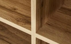 Hängevitrine Cortina | Weiß / Eiche Altholz (Nachbildung) -Komm Store 12204470 14 202106281241