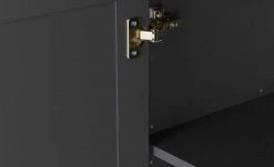 Eckvitrine Varese | Graphitgrau / Asteiche (Nachbildung) -Komm Store 12204740 4 202012161237