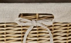 maison bleue Anrichte Petit Chalet | Vintage Weiß / Vintage Weiß mit Flechtkörben -Komm Store 12204910 6 202206232232