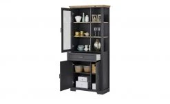 Vitrine Varese | Graphitgrau / Asteiche (Nachbildung) -Komm Store 12208836 15 202106282232