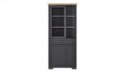 Vitrine Varese | Graphitgrau / Asteiche (Nachbildung) -Komm Store 12208836 16 202106282232