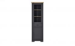 Vitrine Varese | Graphitgrau / Asteiche (Nachbildung) -Komm Store 12208837 3 202106282232