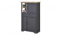 Stauraumelement Varese | Graphitgrau / Asteiche (Nachbildung) -Komm Store 12208839 10 202106282232