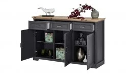 Sideboard Varese | Graphitgrau / Asteiche (Nachbildung) -Komm Store 12208840 12 201907192257
