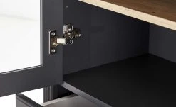 Highboard Varese | Graphitgrau / Asteiche (Nachbildung) -Komm Store 12208842 13 201908092246