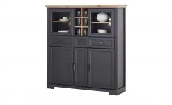 Highboard Varese | Graphitgrau / Asteiche (Nachbildung) -Komm Store 12208842 7 201908092246