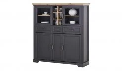 Highboard Varese | Graphitgrau / Asteiche (Nachbildung) -Komm Store 12208842 8 201908092246