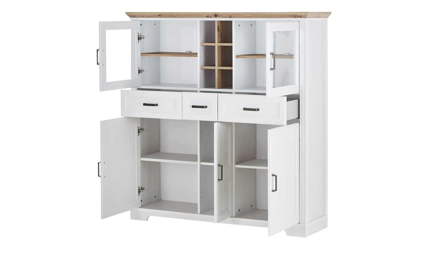 Highboard Varese | Pinie hell (Nachbildung) / Asteiche (Nachbildung) 15 Highboard Varese | Pinie hell (Nachbildung) / Asteiche (Nachbildung) – Bild 15