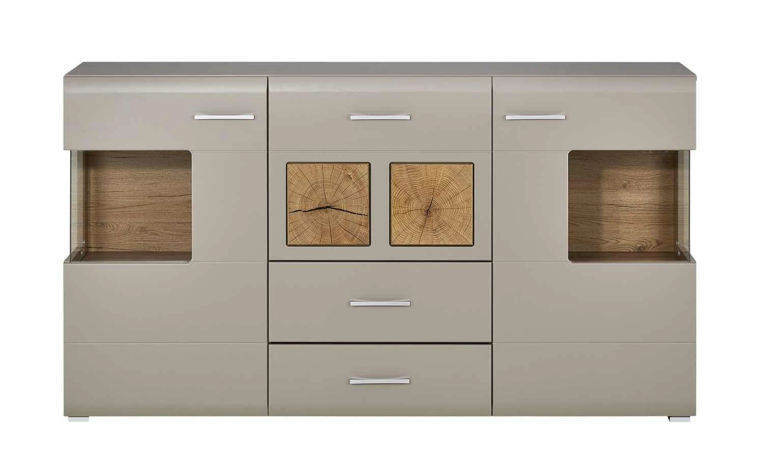 Sideboard Cortina | Basaltgrau / Eiche Altholz (Nachbildung) 14 Sideboard Cortina | Basaltgrau / Eiche Altholz (Nachbildung) – Bild 14