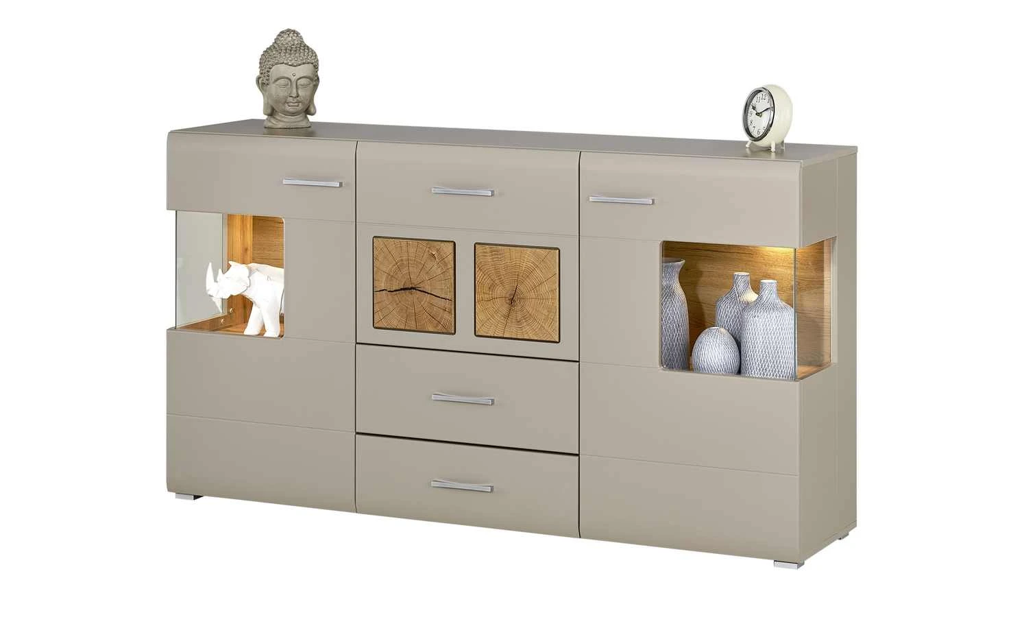 Sideboard Cortina | Basaltgrau / Eiche Altholz (Nachbildung) 20 Sideboard Cortina | Basaltgrau / Eiche Altholz (Nachbildung) – Bild 20