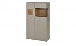 Vitrine Cortina | Basalt / Eiche Altholz (Nachbildung) -Komm Store 12209112 21 202106232232