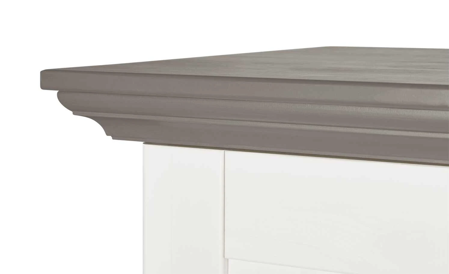 maison bleue Sideboard Florian | Weiß / Grau 8 maison bleue Sideboard Florian | Weiß / Grau – Bild 8