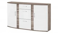 uno Sideboard Onyx | Weiß / Eiche Trüffel sägerau (Nachbildung) -Komm Store 12231576 10 202106111239