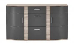 uno Sideboard Onyx | Graphit / Eiche sägerau (Nachbildung) -Komm Store 12231578 8 202106111239