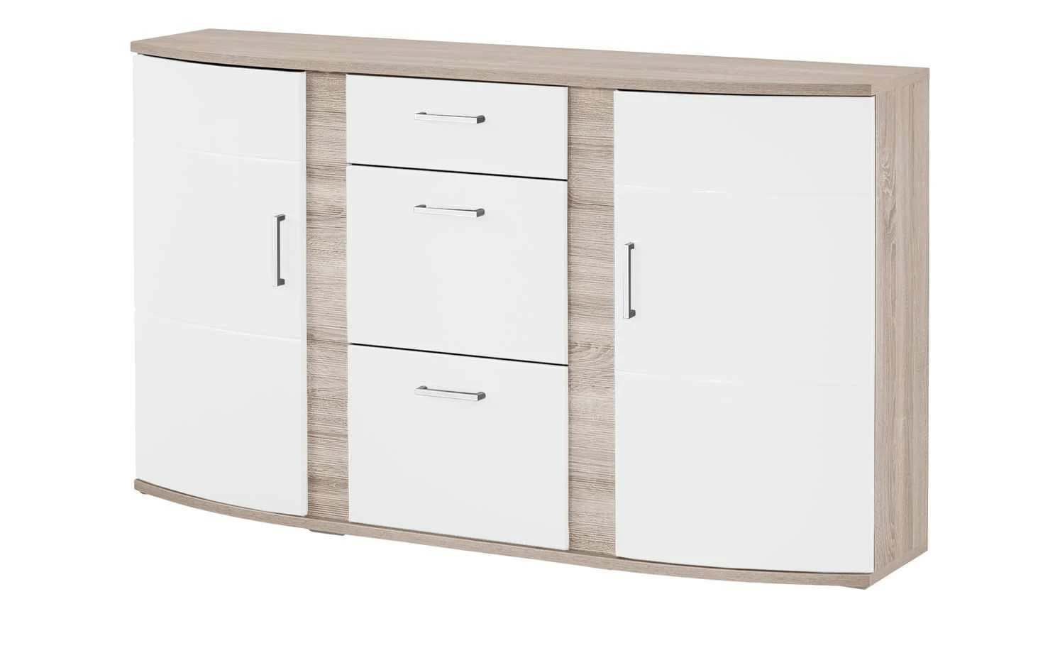 uno Sideboard Onyx | Weiß / Eiche sägerau (Nachbildung) 5 uno Sideboard Onyx | Weiß / Eiche sägerau (Nachbildung) – Bild 5