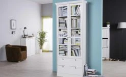 Vitrine Laurito | Weiß