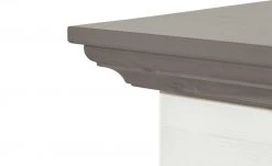 maison bleue Lowboard Florian | Weiß / Grau -Komm Store 12232675 2 202108130002