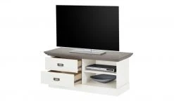 maison bleue Lowboard Florian | Weiß / Grau -Komm Store 12232675 4 202108130002