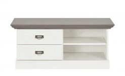 maison bleue Lowboard Florian | Weiß / Grau -Komm Store 12232675 5 202108130002