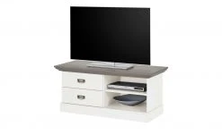 maison bleue Lowboard Florian | Weiß / Grau -Komm Store 12232675 6 202108130002