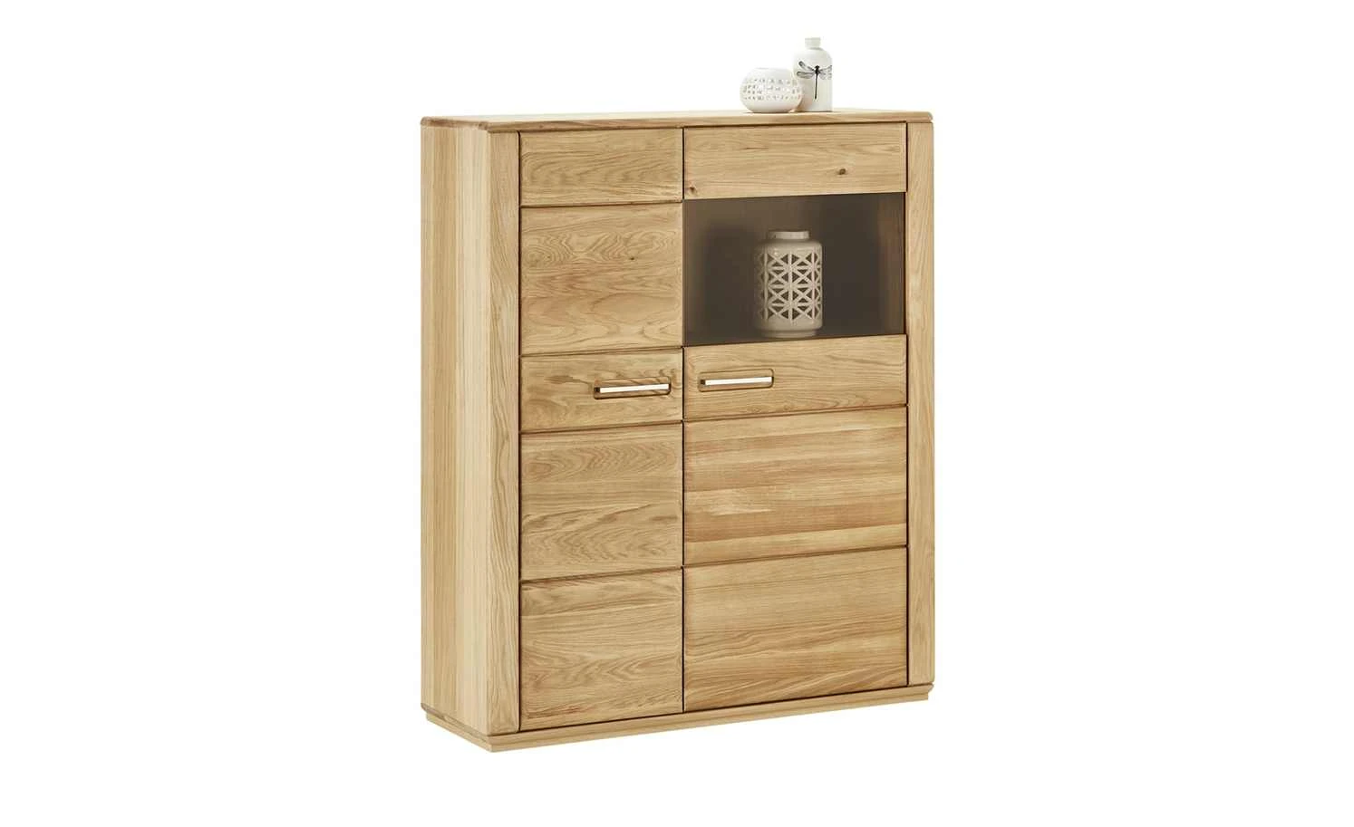 Woodford Kombi-Highboard Dio | Eiche Bianco Holztür Links 8 Woodford Kombi-Highboard Dio | Eiche Bianco Holztür Links – Bild 8