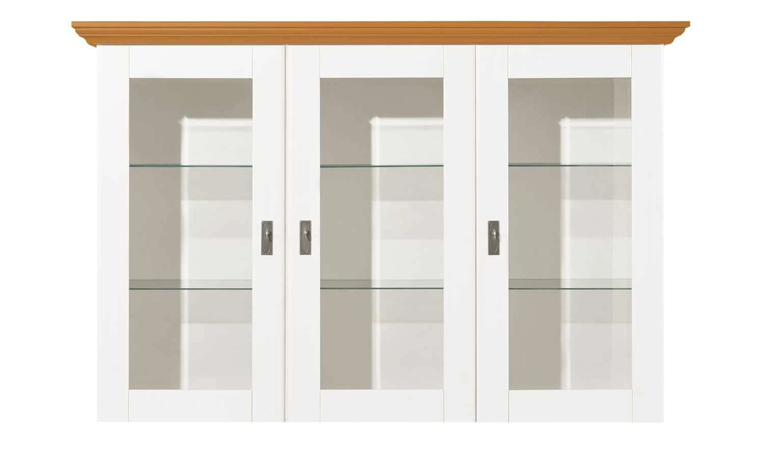 maison bleue Vitrinenaufsatz für Sideboard Florian | Weiß / bernsteinfarben 7 maison bleue Vitrinenaufsatz für Sideboard Florian | Weiß / bernsteinfarben – Bild 7