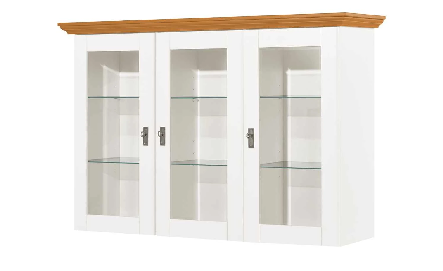 maison bleue Vitrinenaufsatz für Sideboard Florian | Weiß / bernsteinfarben 2 maison bleue Vitrinenaufsatz für Sideboard Florian | Weiß / bernsteinfarben – Bild 2