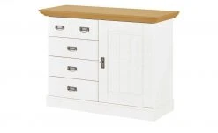 maison bleue Brotschrank Florian | Weiß / laugenfarben