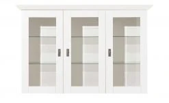 maison bleue Vitrinenaufsatz für Sideboard Florian | Weiß -Komm Store 12234081 10 202108161244