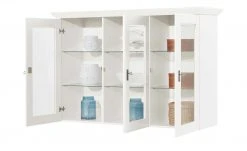 maison bleue Vitrinenaufsatz für Sideboard Florian | Weiß -Komm Store 12234081 8 202108161244