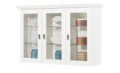 maison bleue Vitrinenaufsatz für Sideboard Florian | Weiß -Komm Store 12234081 9 202108161244