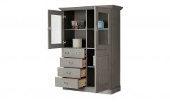 maison bleue Highboard Florian | Grau Türen mit Glaseinsatz 11 maison bleue Highboard Florian | Grau Türen mit Glaseinsatz -Komm Store 12235170 3 202108130002