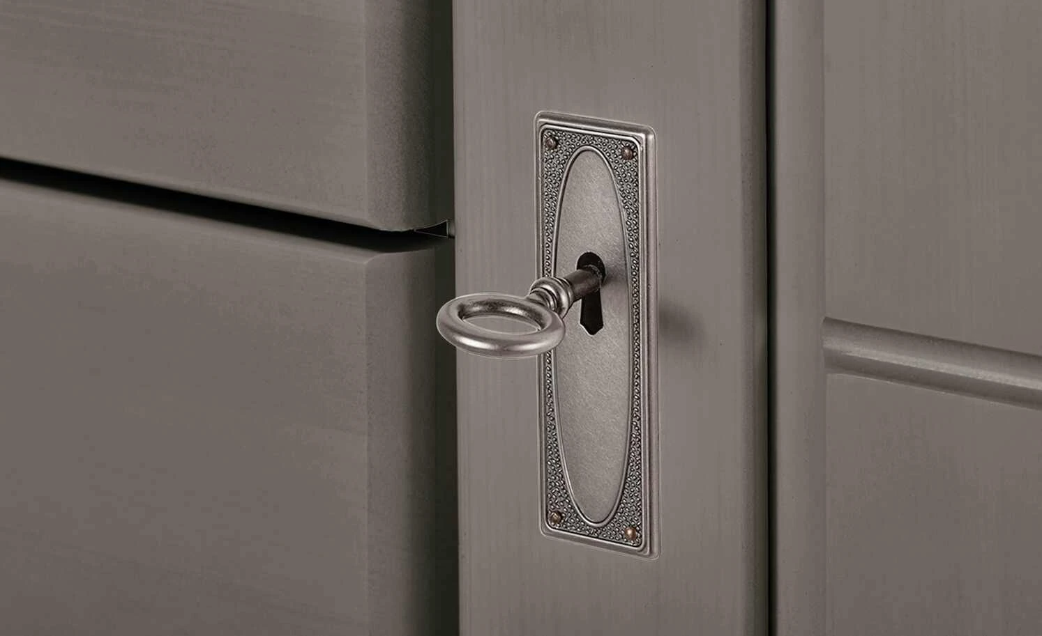 maison bleue Highboard Florian | Grau Türen mit Glaseinsatz 7 maison bleue Highboard Florian | Grau Türen mit Glaseinsatz – Bild 7