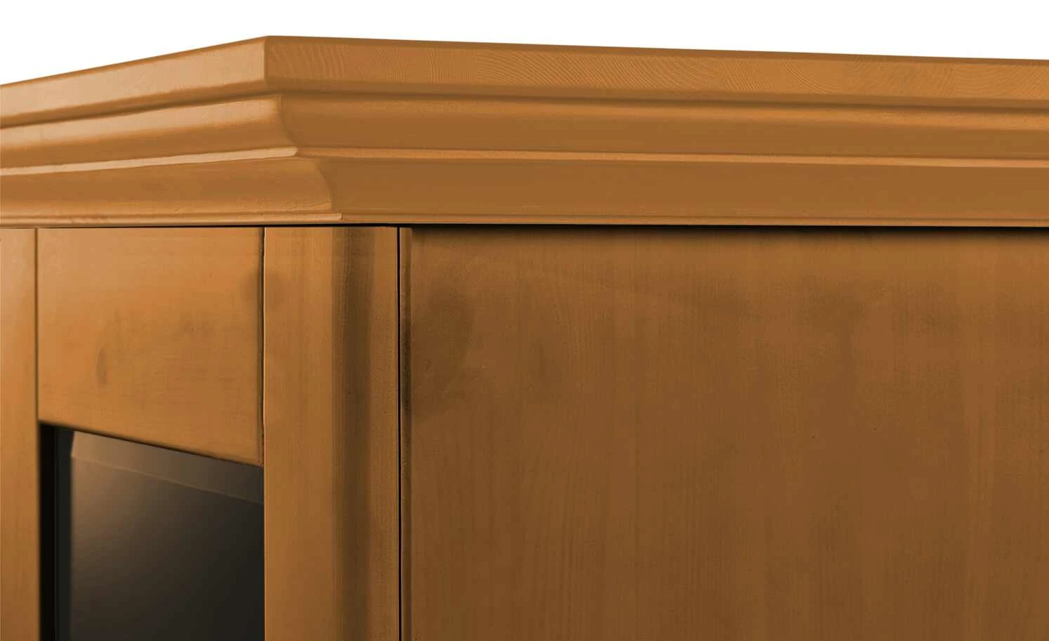 maison bleue Vitrinenaufsatz für Sideboard Florian | bernsteinfarben 4 maison bleue Vitrinenaufsatz für Sideboard Florian | bernsteinfarben – Bild 4