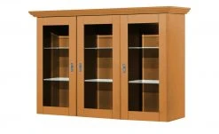 maison bleue Vitrinenaufsatz für Sideboard Florian | bernsteinfarben