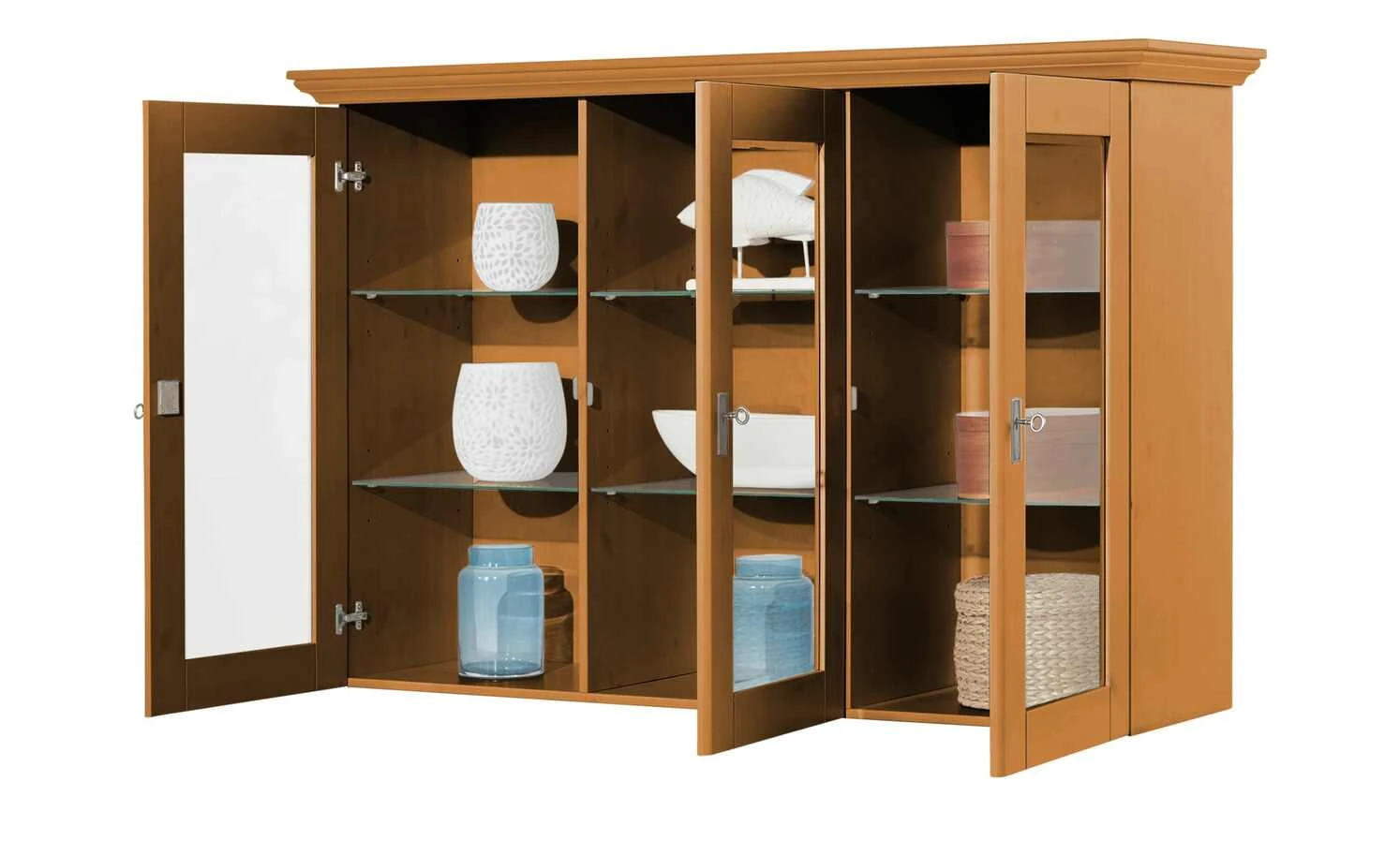 maison bleue Vitrinenaufsatz für Sideboard Florian | bernsteinfarben 8 maison bleue Vitrinenaufsatz für Sideboard Florian | bernsteinfarben – Bild 8