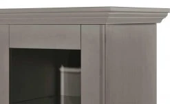 maison bleue Vitrinenaufsatz für Sideboard Florian | Grau -Komm Store 12235182 3 202108161245