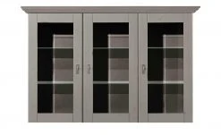 maison bleue Vitrinenaufsatz für Sideboard Florian | Grau -Komm Store 12235182 7 202108161245