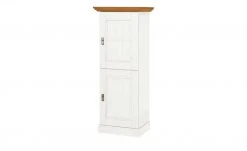 maison bleue Vitrine Florian | Weiß / bernsteinfarben