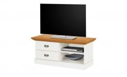 maison bleue Lowboard Florian | Weiß / bernsteinfarben -Komm Store 12235190 3 202108130002