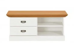 maison bleue Lowboard Florian | Weiß / bernsteinfarben -Komm Store 12235190 4 202108130002