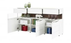 Berger & Rath Sideboard Claro | Weiß-Creme Sichtbare Rückwand: Wildnussbaum -Komm Store 12238619 6 202103042233