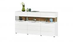 Berger & Rath Sideboard Claro | Weiß-Creme Sichtbare Rückwand: Wildeiche gesandstrahlt -Komm Store 12238660 1 202103042233