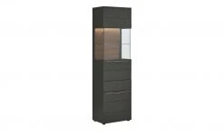 Berger & Rath Vitrine Claro | Anthrazit links Sichtbare Rückwand glatt -Komm Store 12238688 3 202103042233